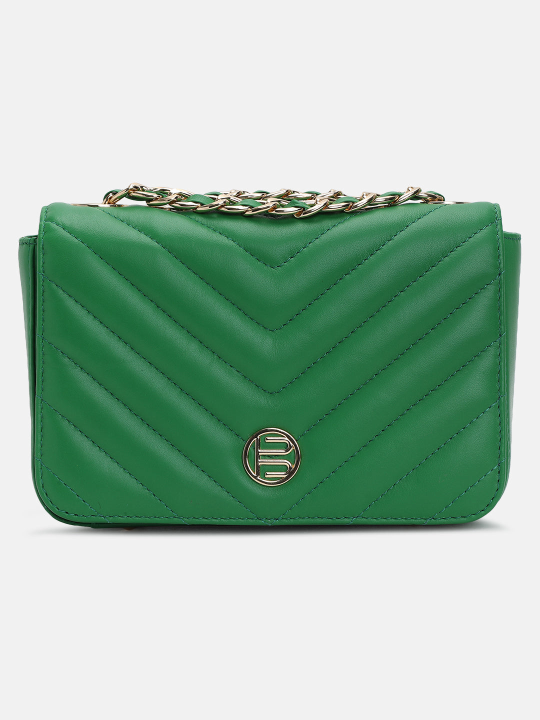 BAGATT Dark Green Cross Body Bag