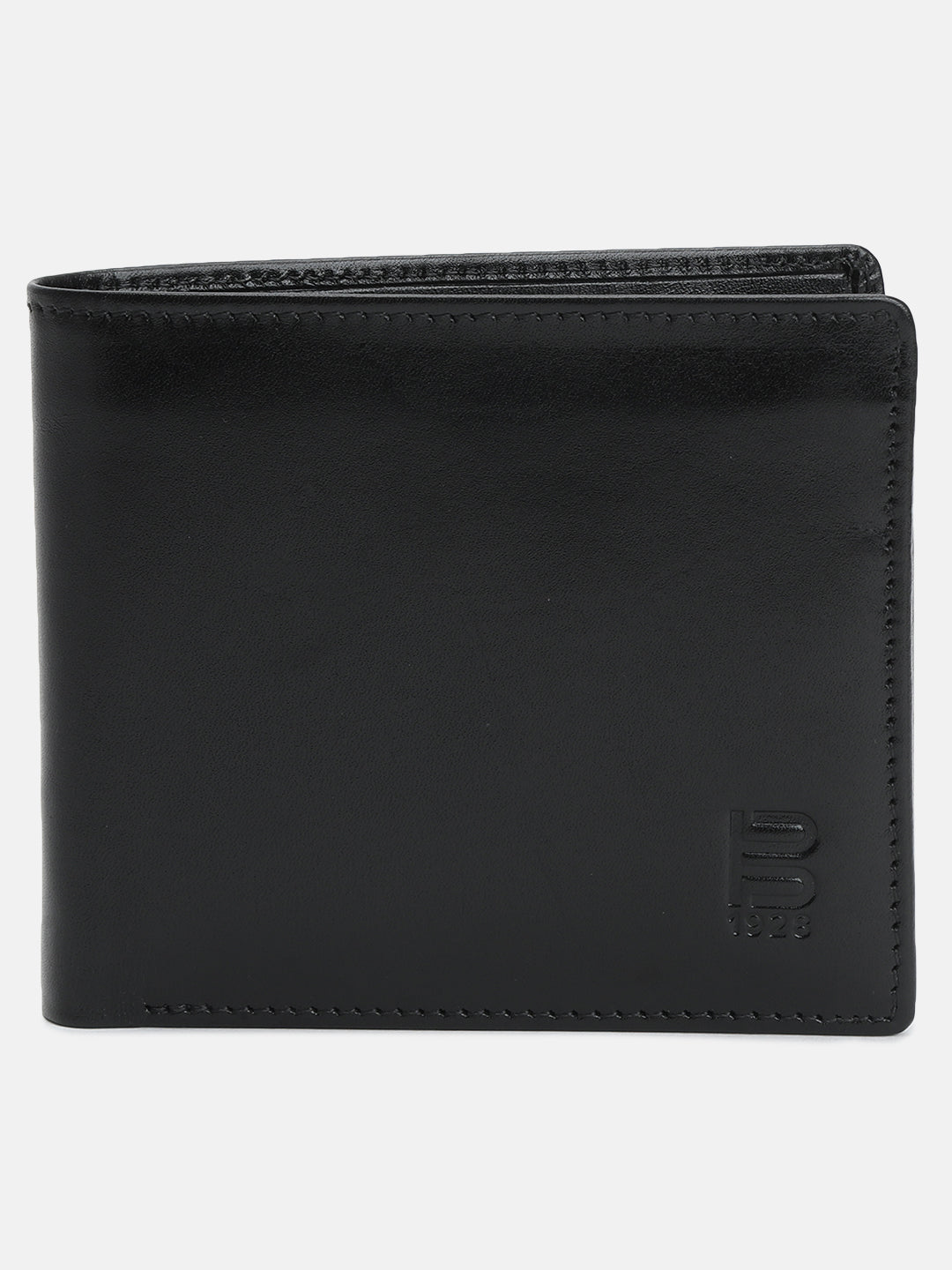 BAGATT Black Bi-Fold Wallet