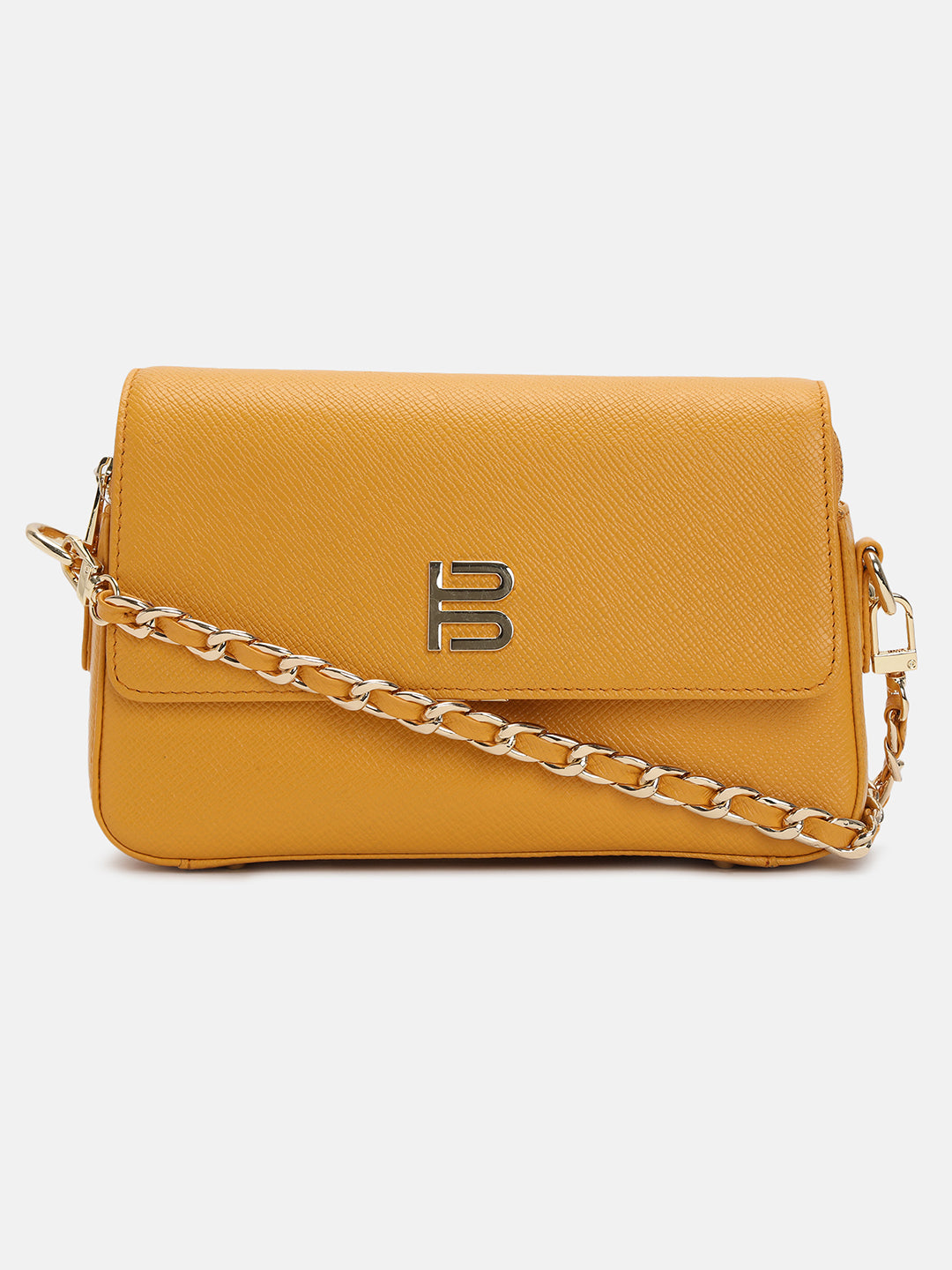 BAGATT Campania Yellow Cross Body Bag