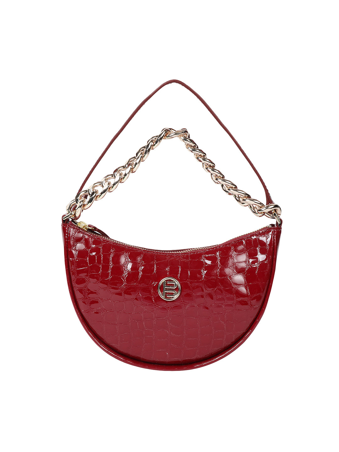 Barletta Red Leather Wristlet