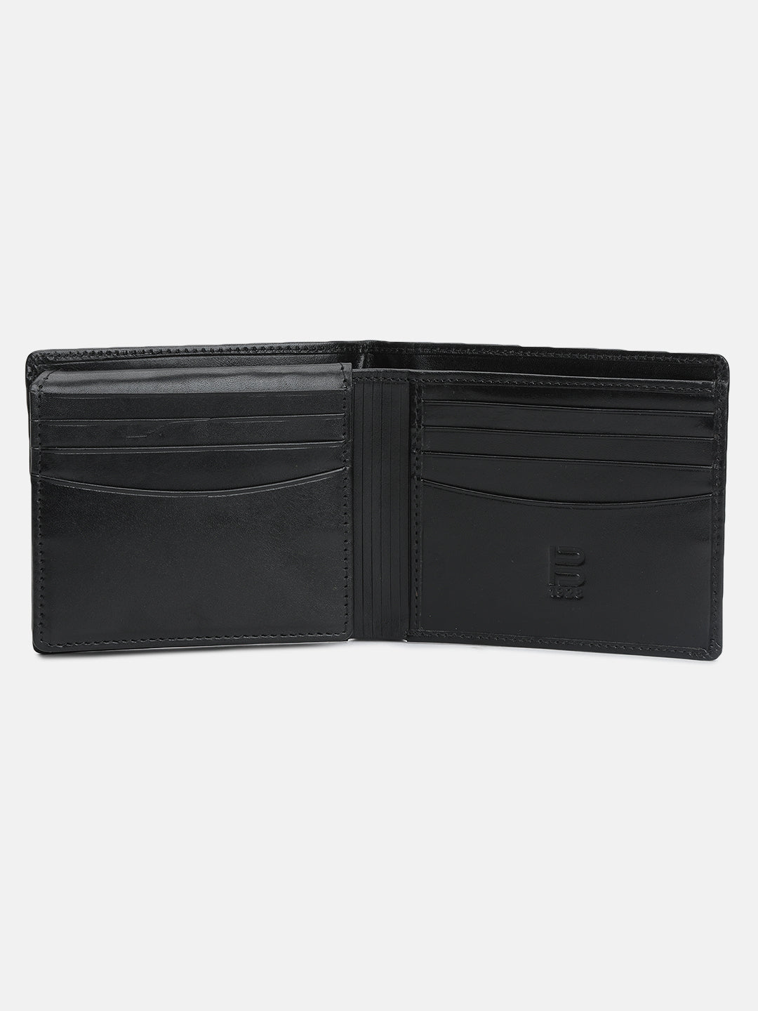 BAGATT Black Bi-Fold Wallet