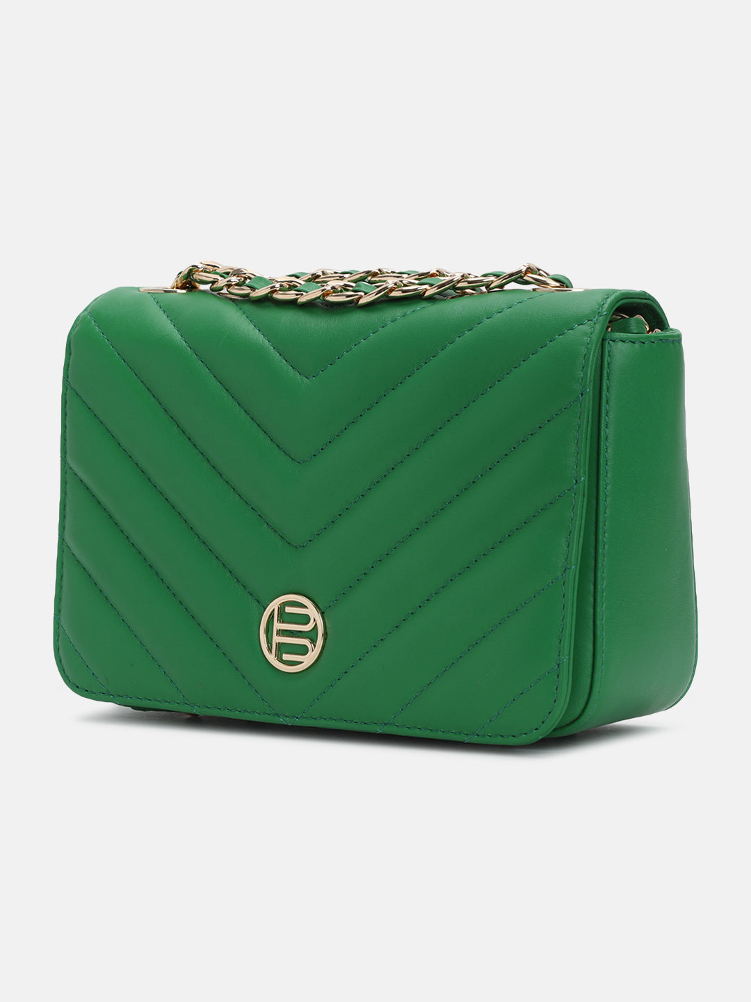 BAGATT Dark Green Cross Body Bag