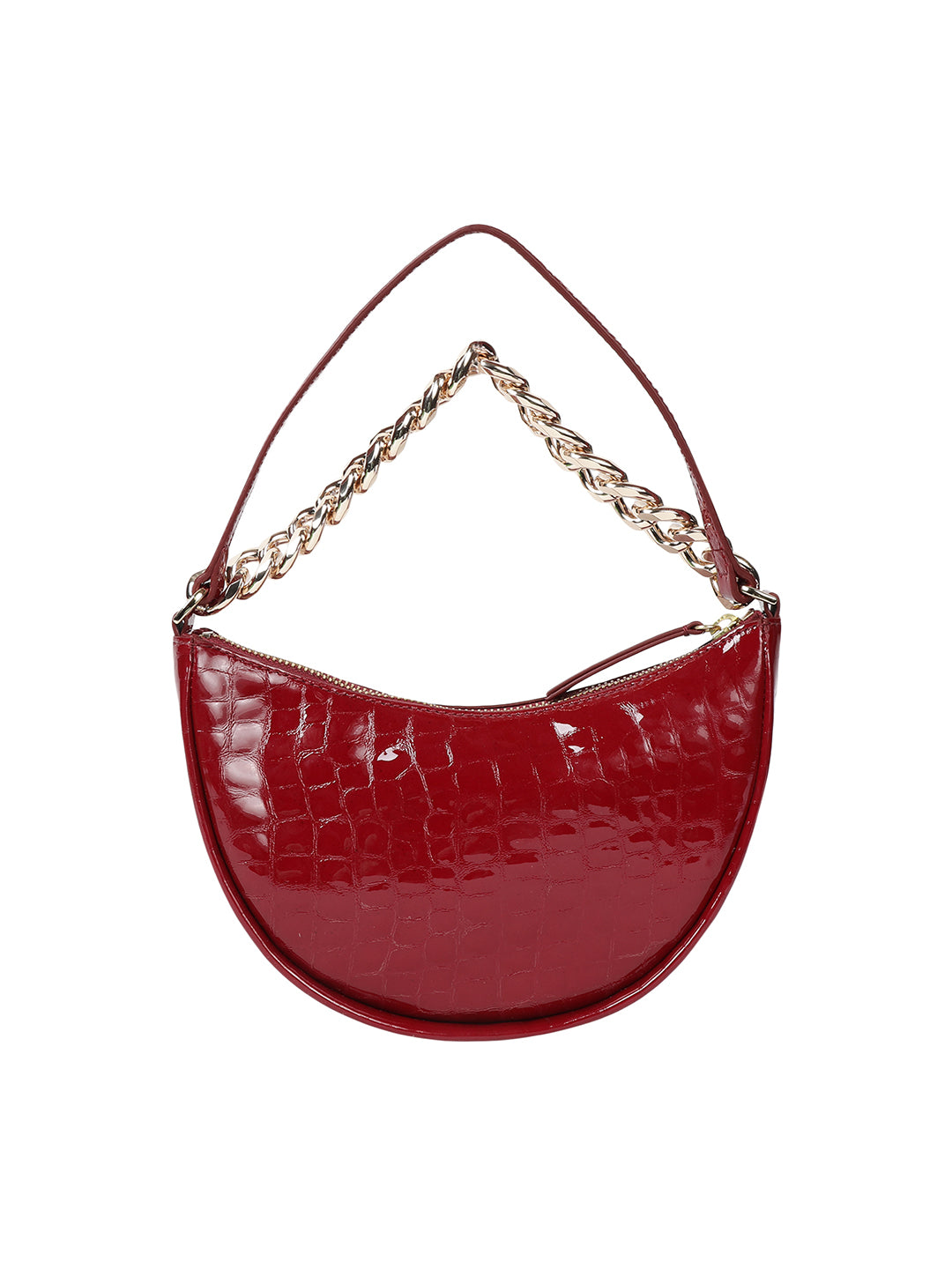 Barletta Red Leather Wristlet