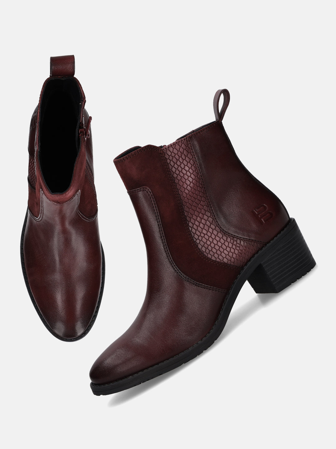 TT.BAGATT Ruby I Bordo Premium LeatherAnkle Boots