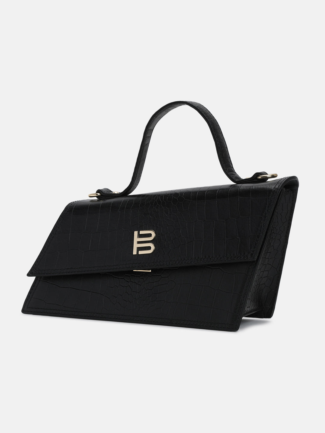 BAGATT Sparone Black Top Handle Bag