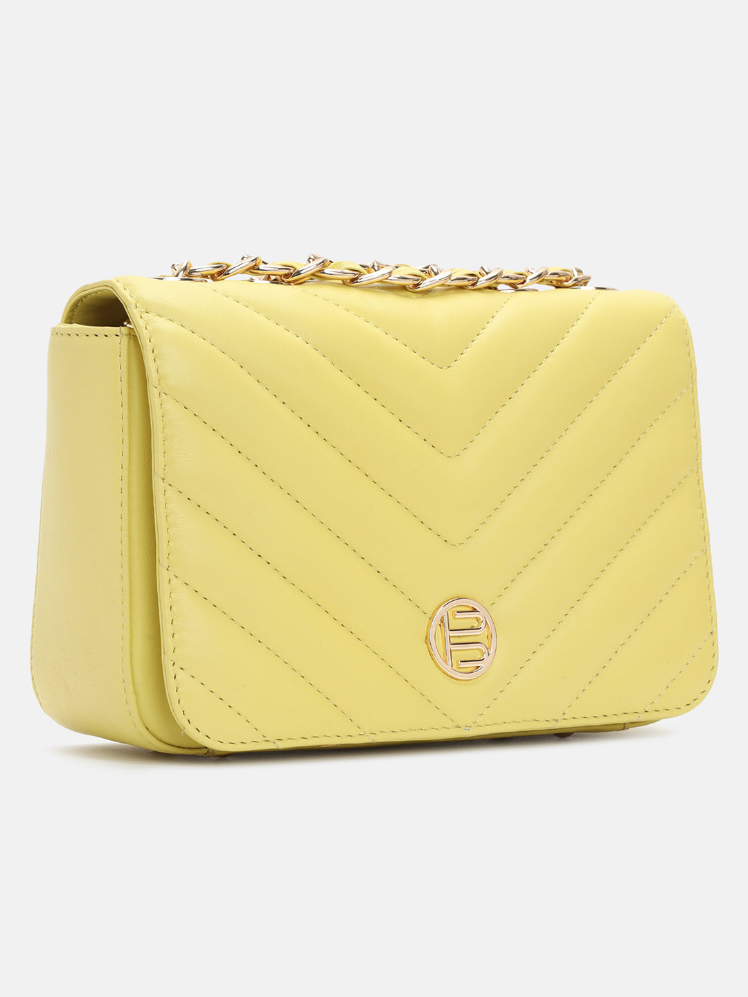 BAGATT Campania Yellow Cross Body Bag