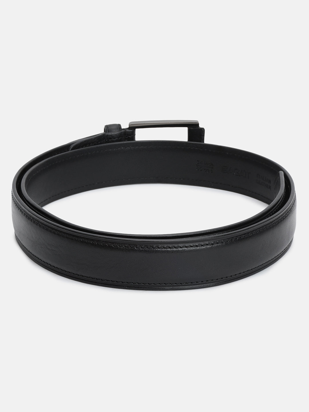 BAGATT Black Non-Reversible Leather Belt