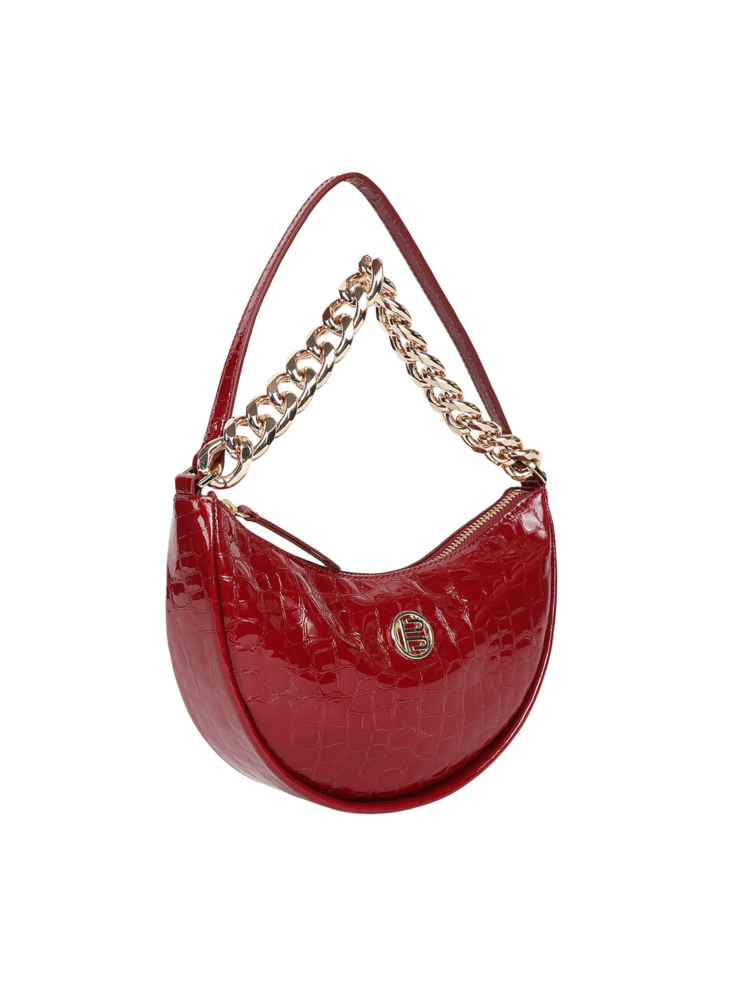 Barletta Red Leather Wristlet