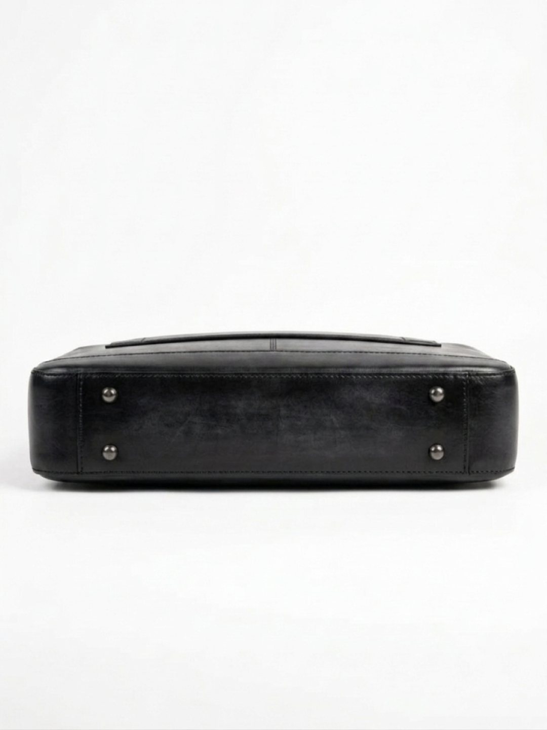 Black Nappa Leather Laptop Bag