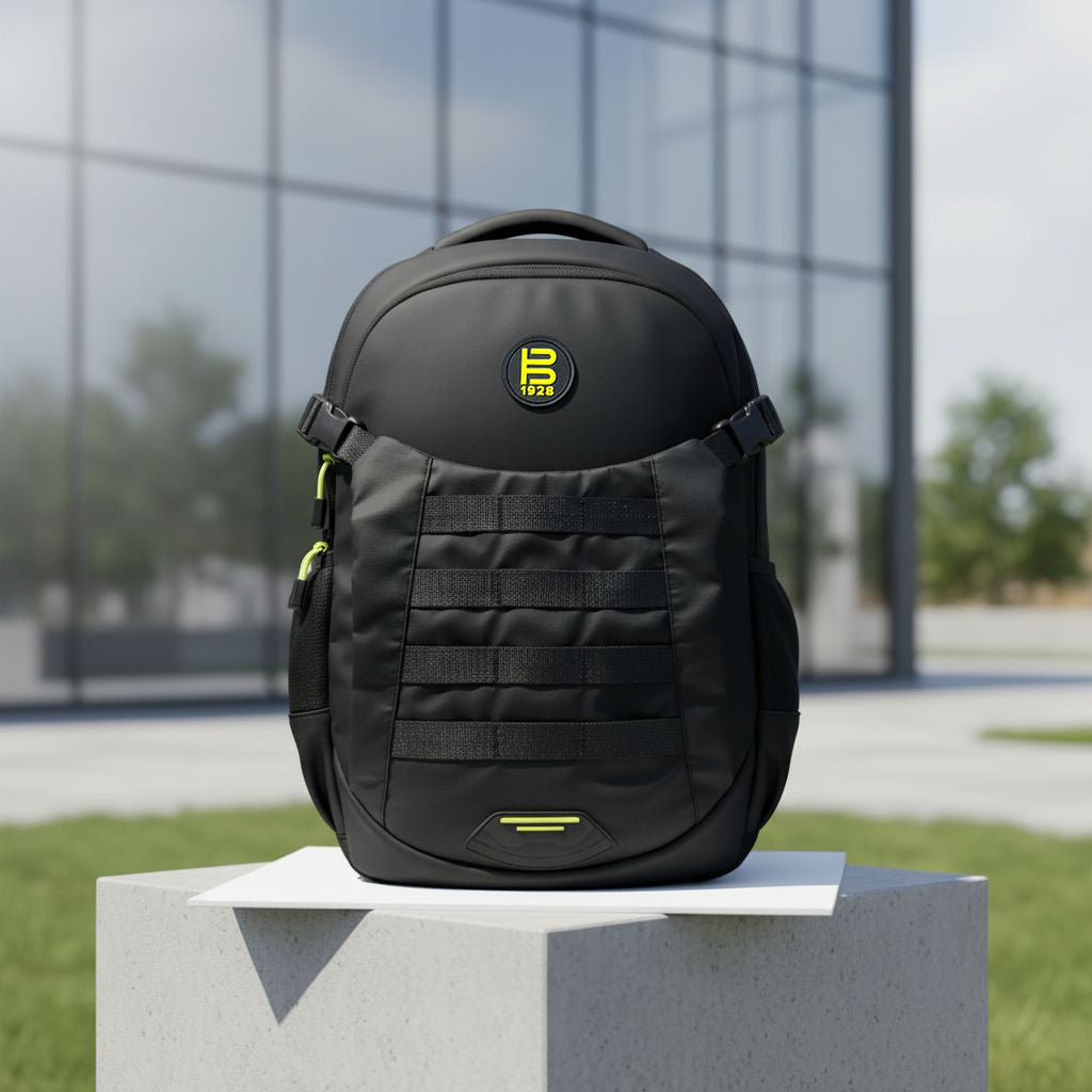 BAGATT Black Bagpack