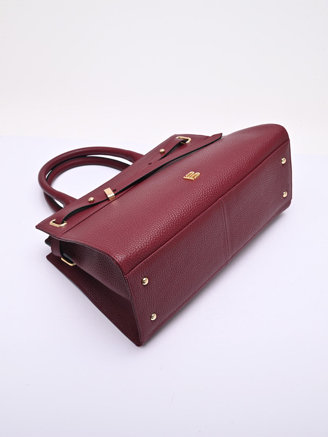 TT.BAGATT Wine Wax Leather Satchel Handbags