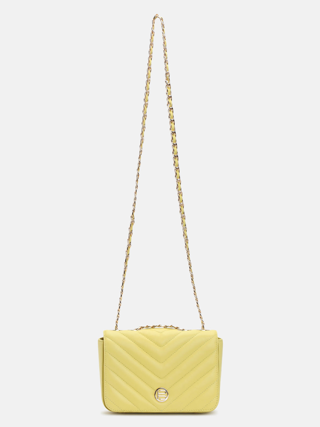 BAGATT Campania Yellow Cross Body Bag