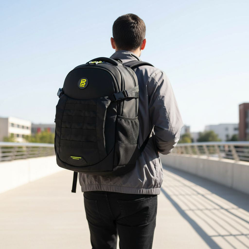 BAGATT Black Bagpack