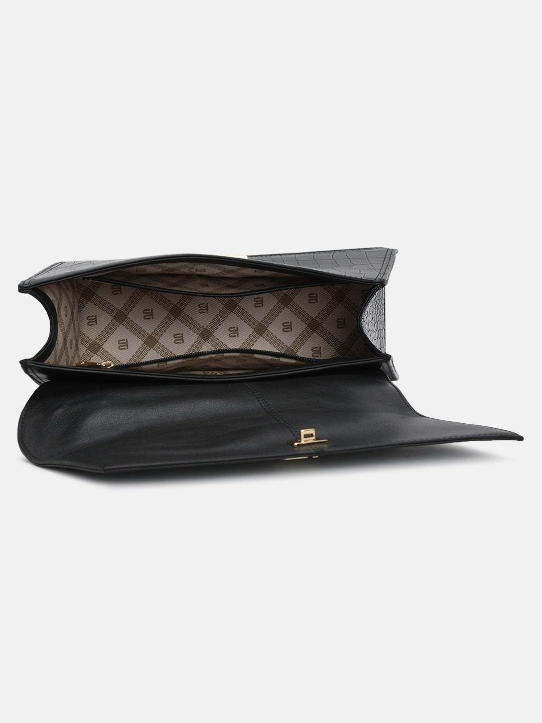 BAGATT Sparone Black Top Handle Bag