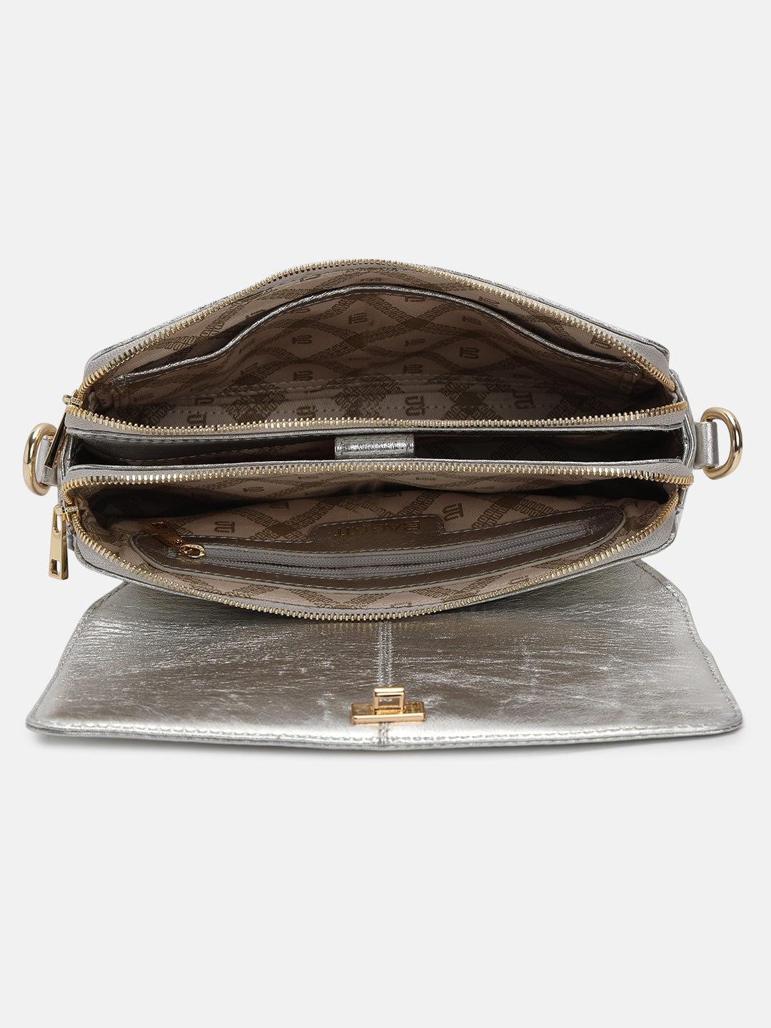 BAGATT Campania Metallic Cross Body Bag