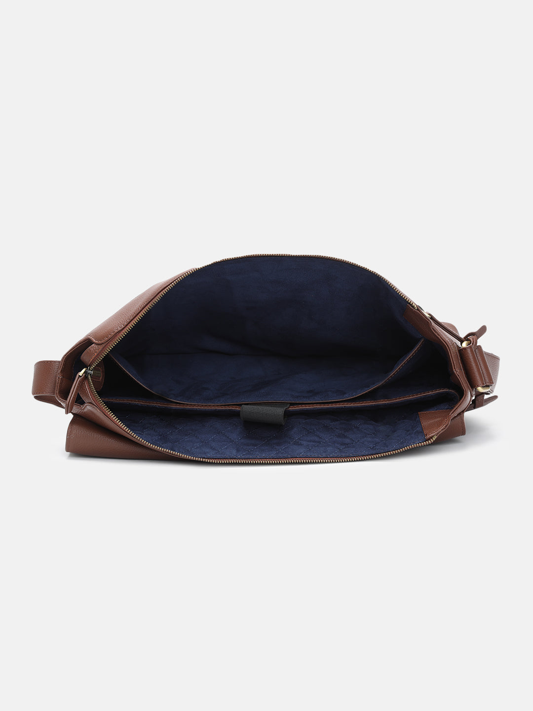 BAGATT Novara Brown Leather Messenger Bag