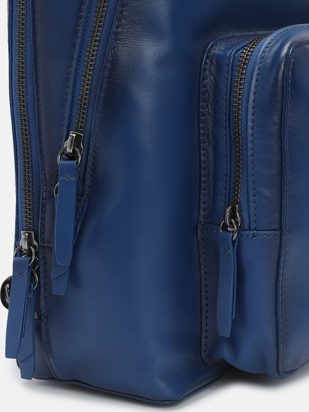 BAGATT Solofra Light blue Leather Bagpack