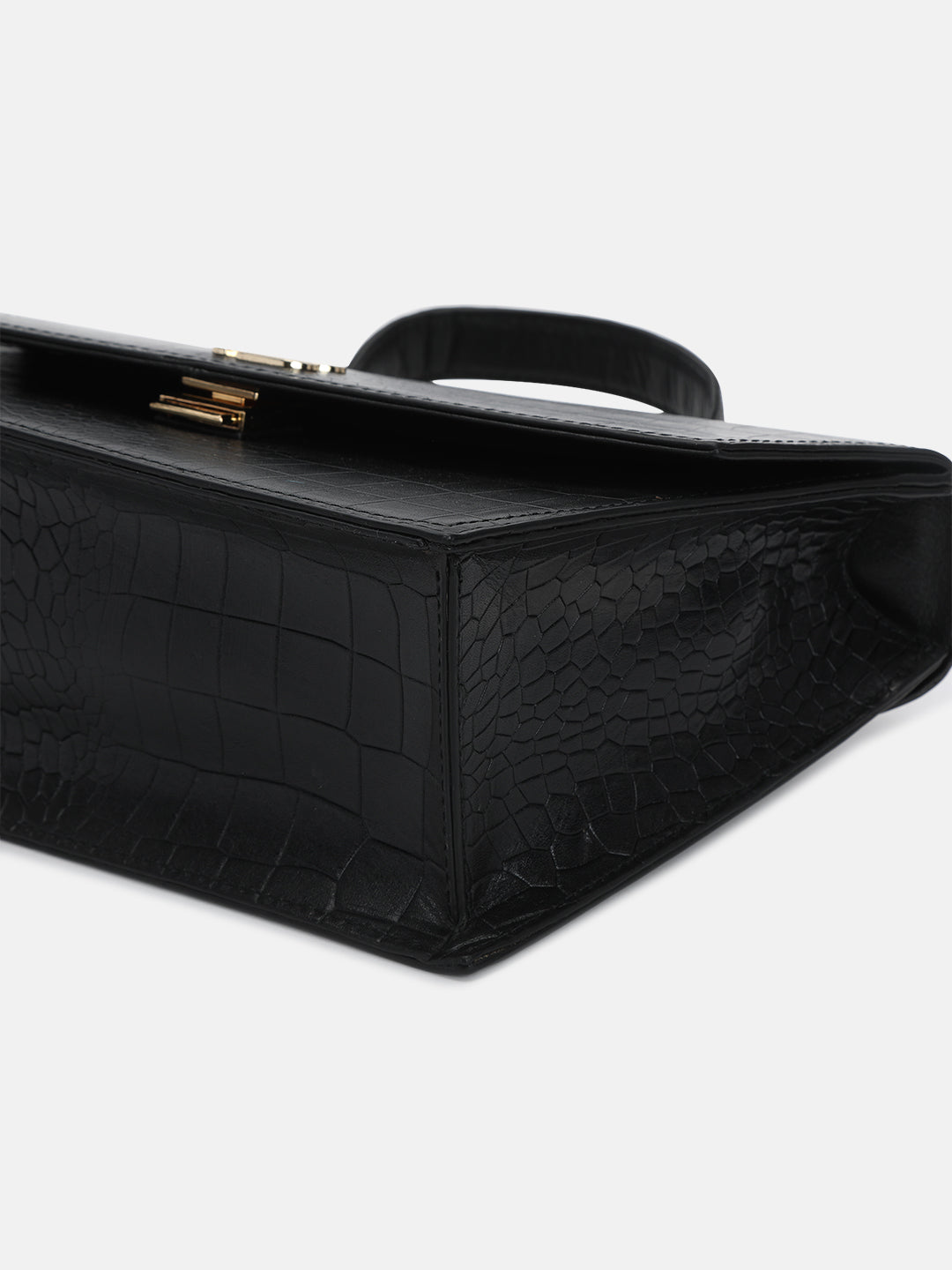 BAGATT Sparone Black Top Handle Bag