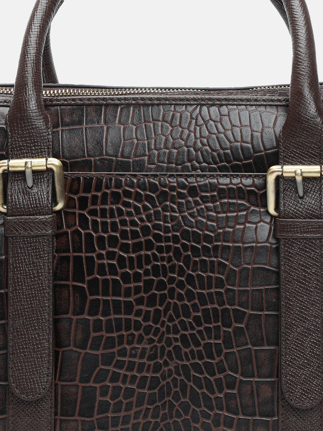 BAGATT Solofra Brown Leather Laptop Bag