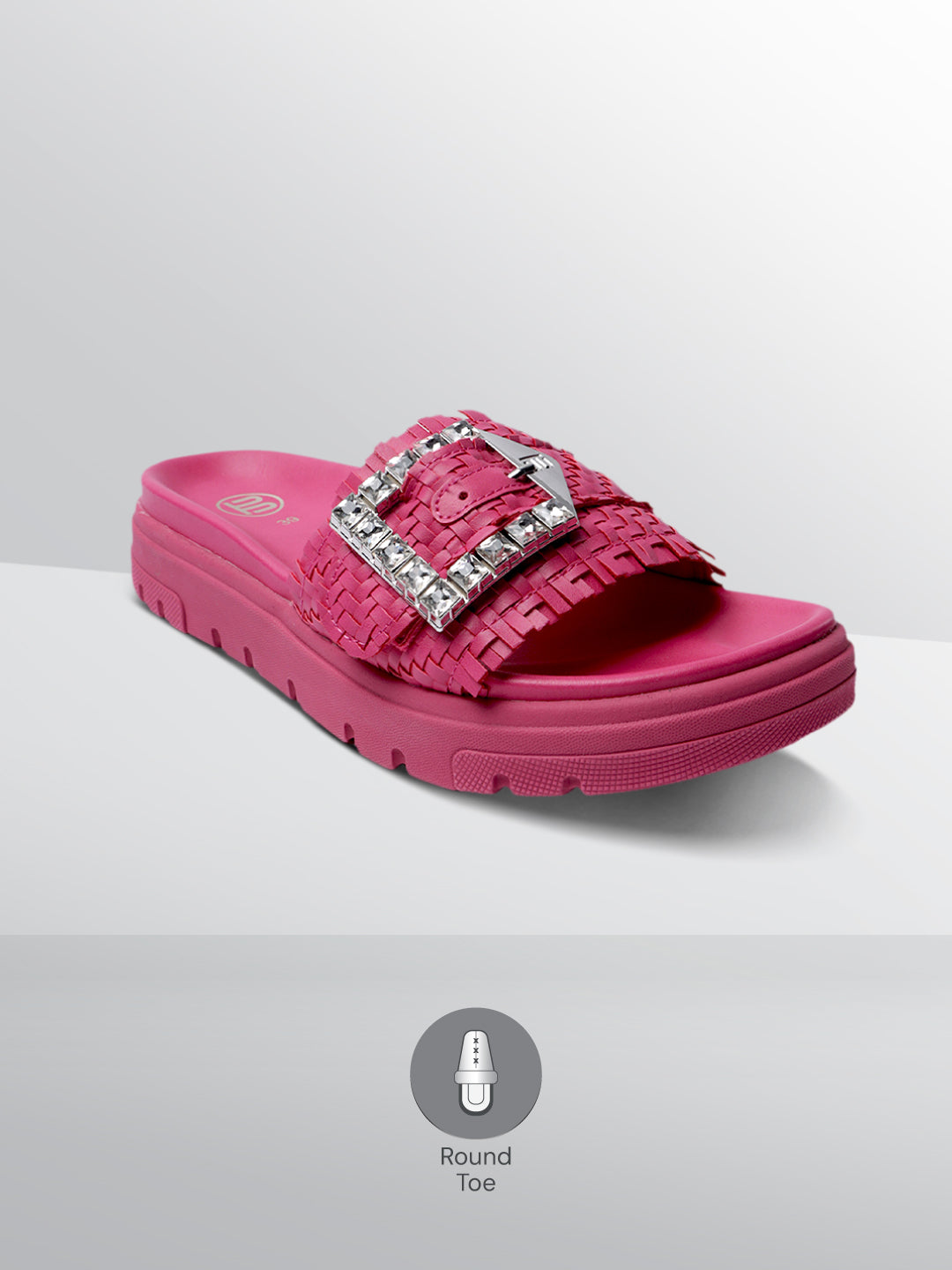 BAGATT Dalia Evo Pink Flatform sandals