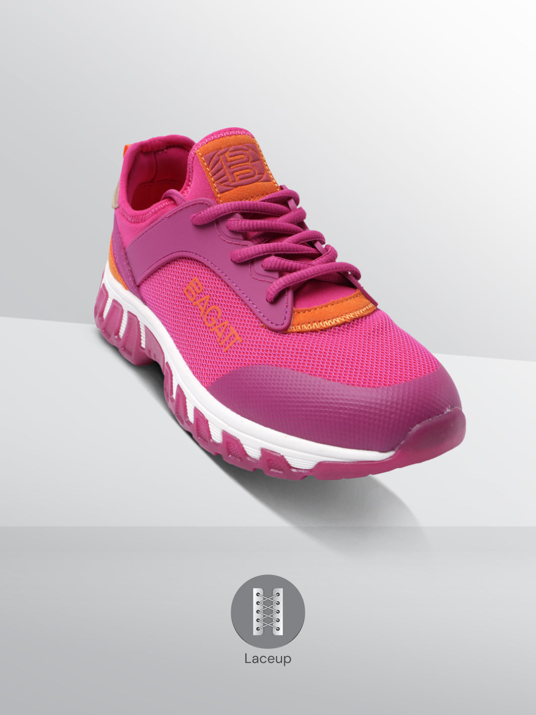 BAGATT Chi Pink Mid Top Sneakers