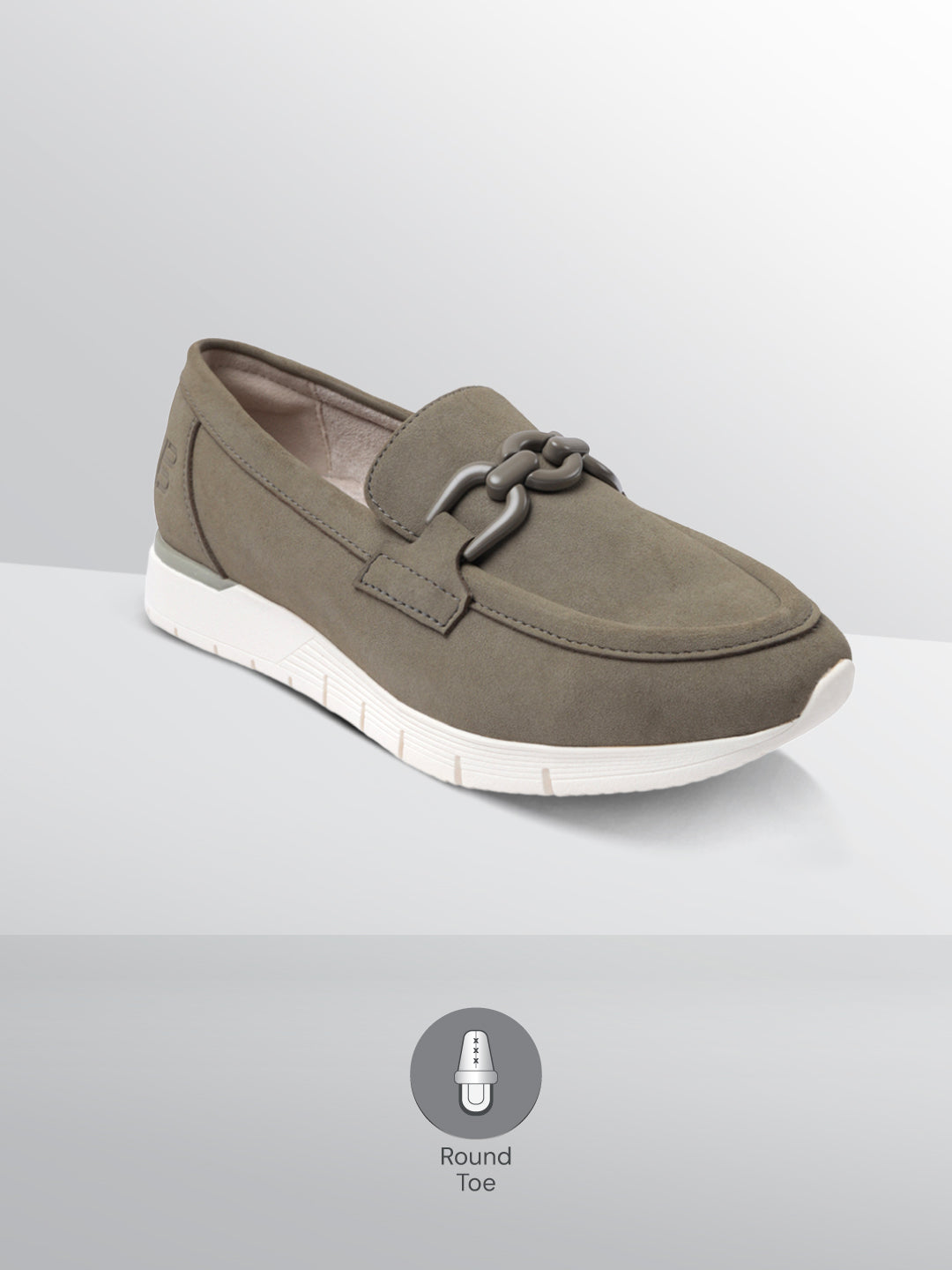 BAGATT Ornella Light Green Casuals Slip-Ons