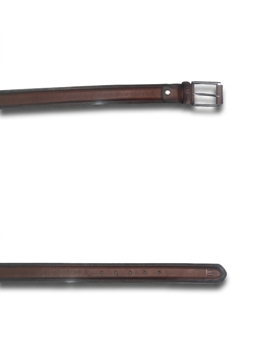 TT.BAGATT Tan Italian Leather Non-Reversible Belt