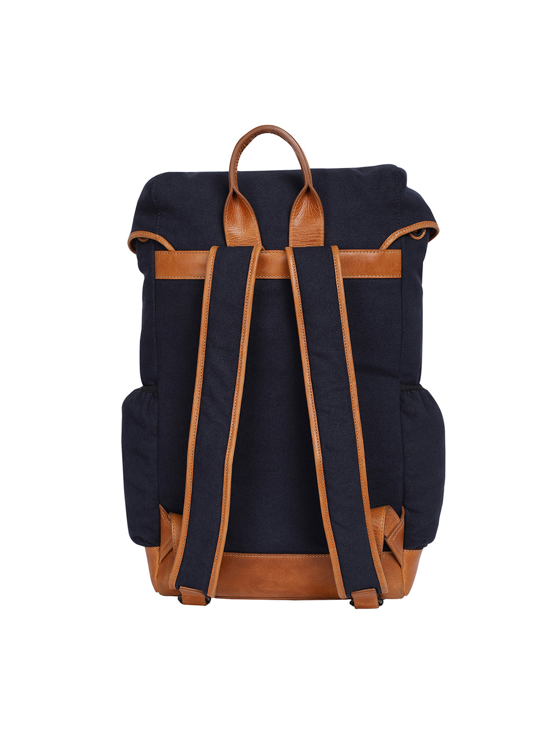 BAGATT Dark Blue Canvas Bagpack