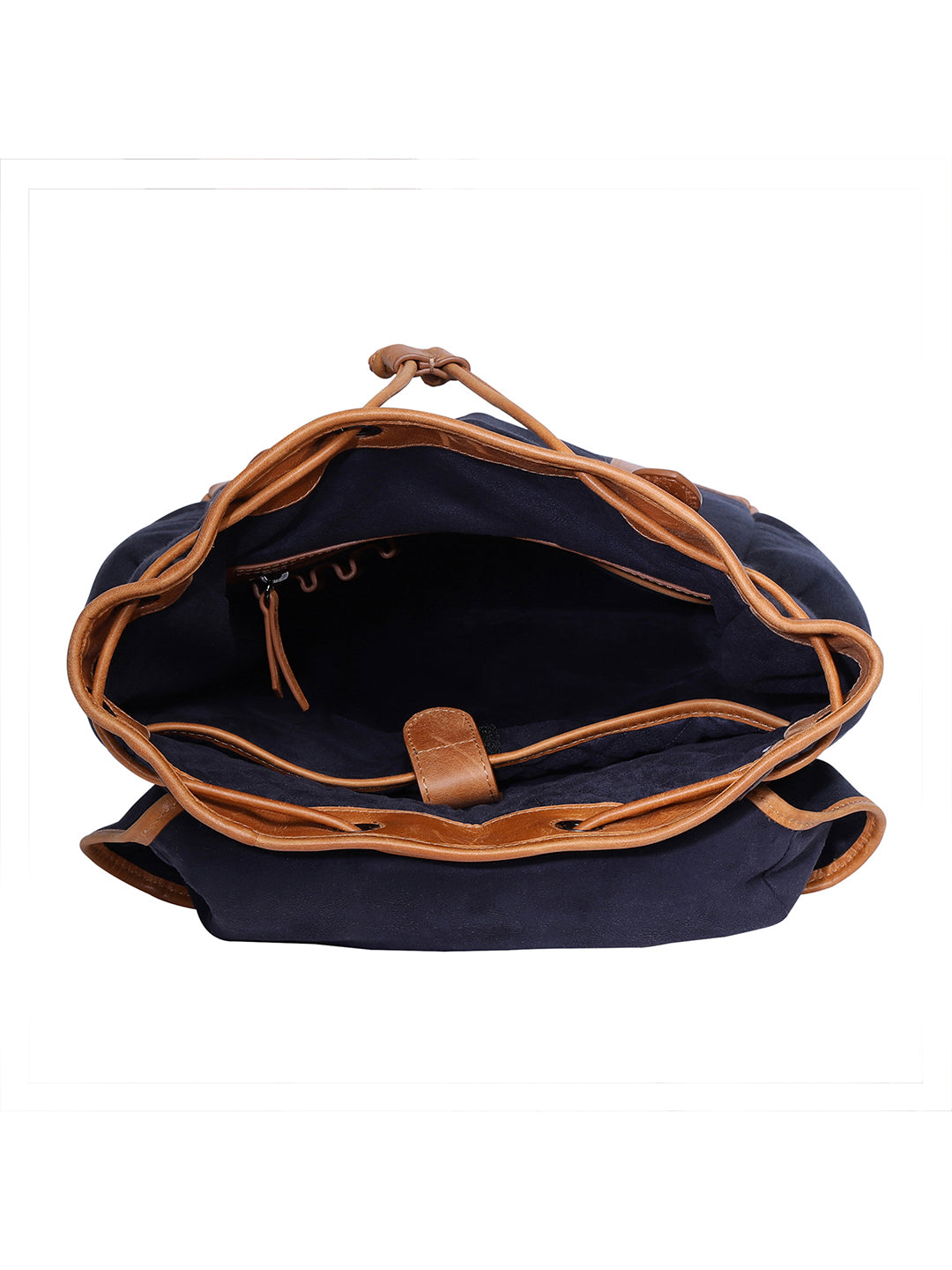 BAGATT Dark Blue Canvas Bagpack