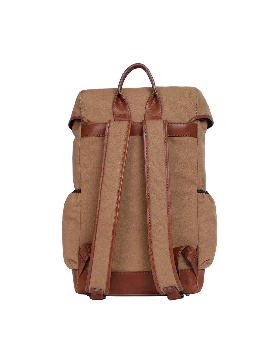 BAGATT Natural Brown Canvas Bagpack
