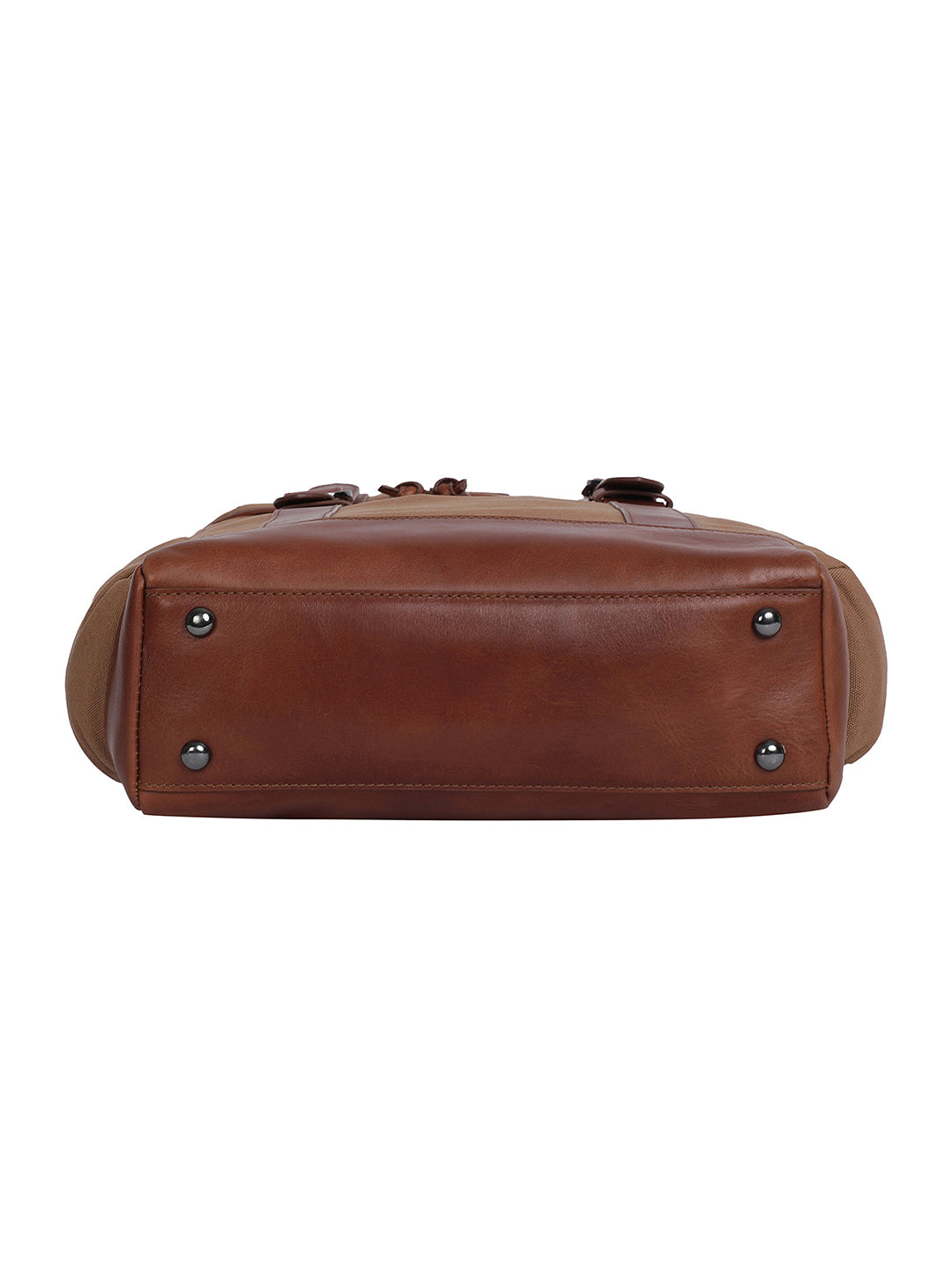 BAGATT Natural Brown Canvas Bagpack