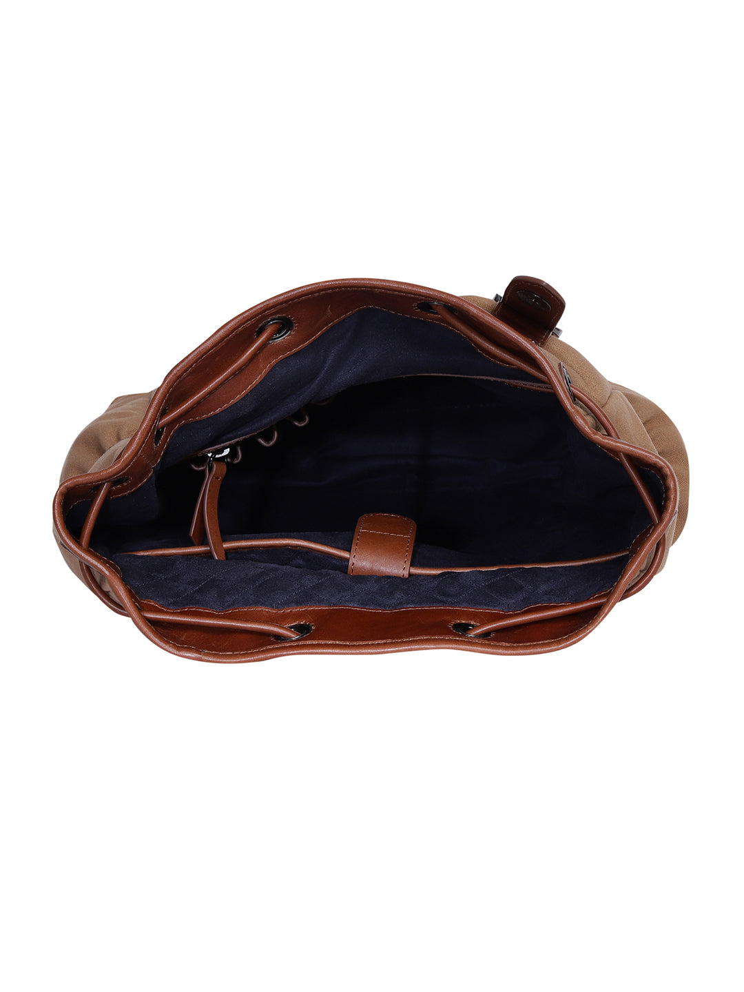 BAGATT Natural Brown Canvas Bagpack
