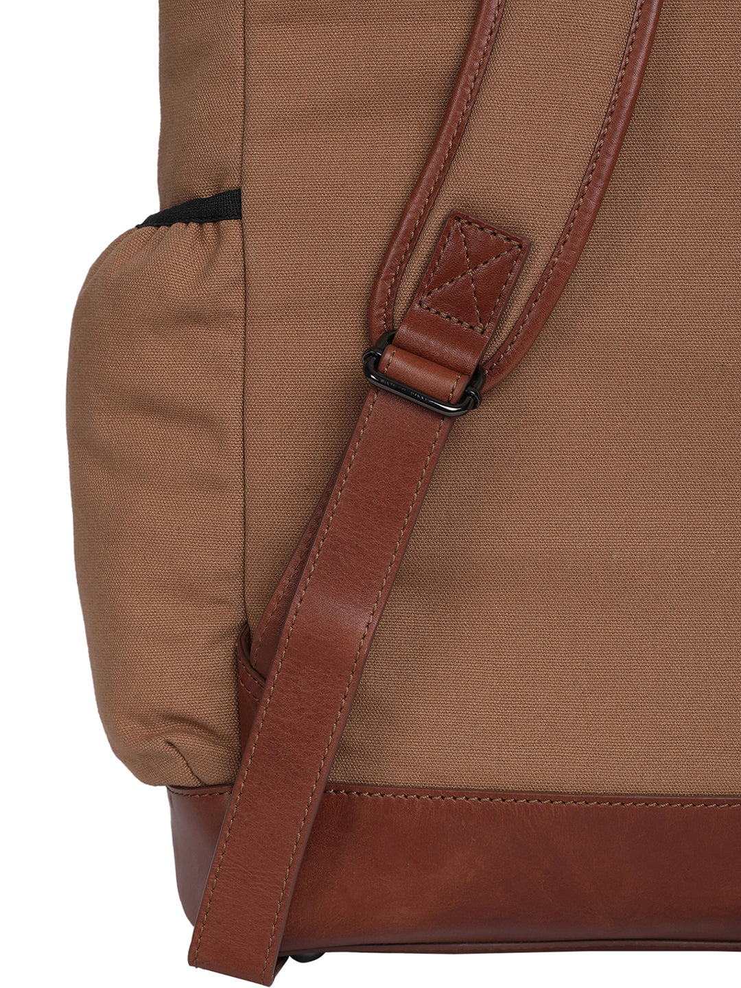 BAGATT Natural Brown Canvas Bagpack