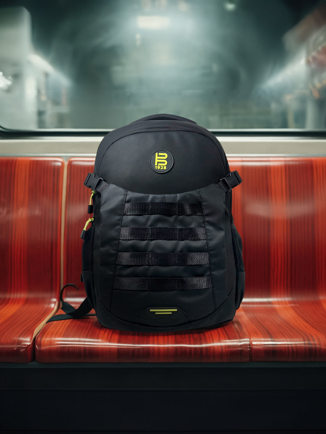 BAGATT Black Bagpack