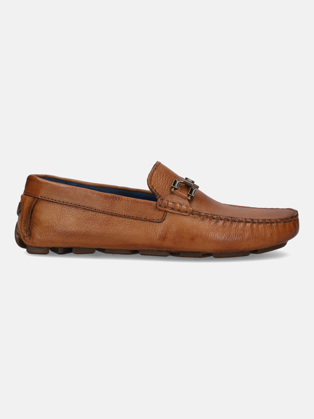 BAGATT Hexa Cognac Premium Leather Casual Slip-Ons