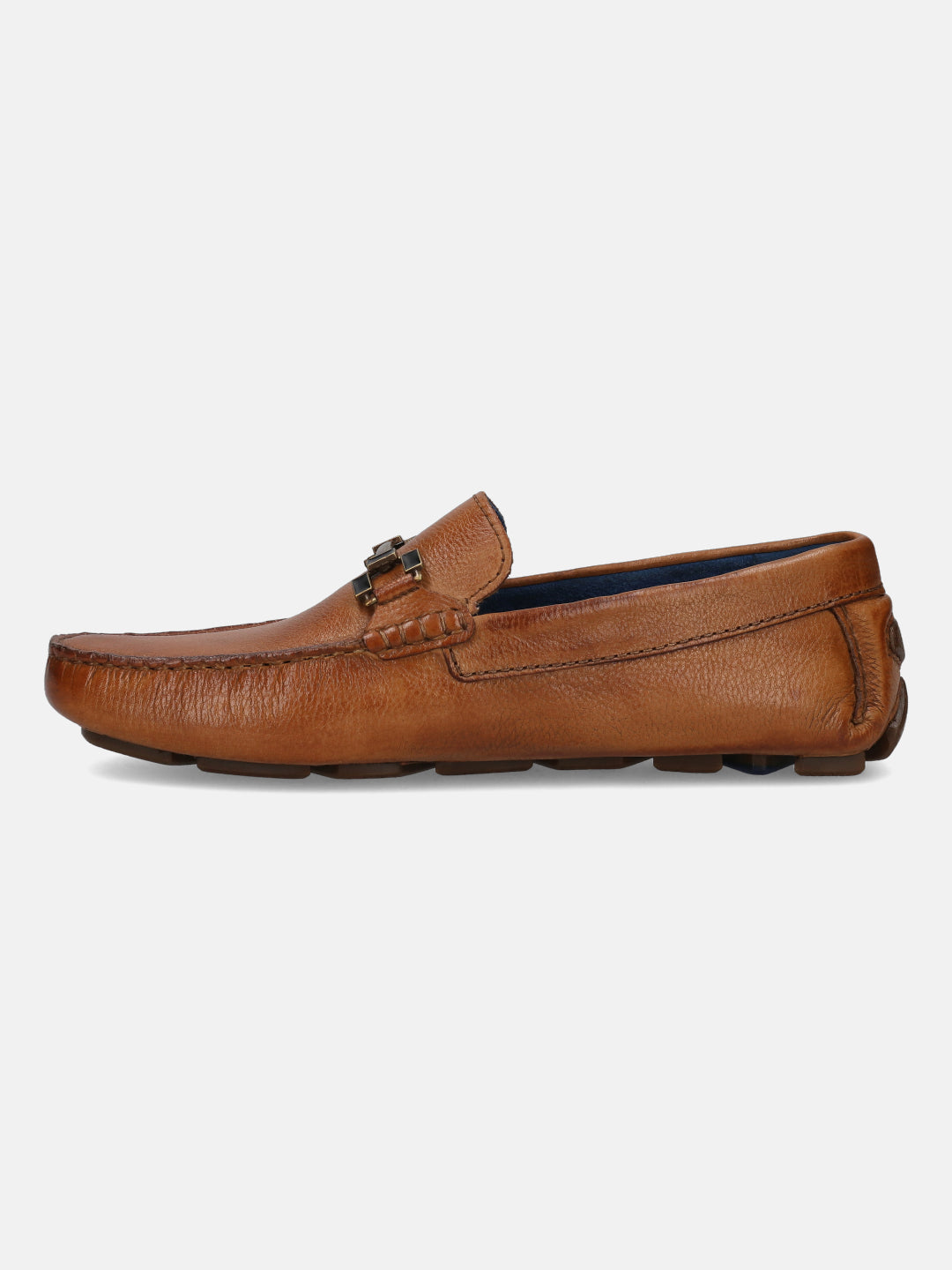 BAGATT Hexa Cognac Premium Leather Casual Slip-Ons