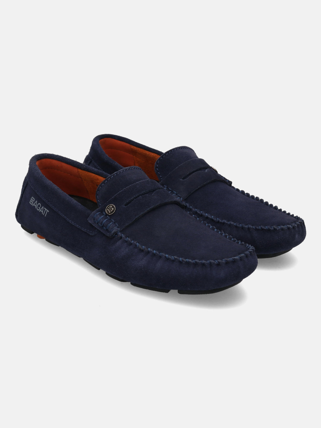BAGATT Hexa Dark Blue Casual Slip-Ons