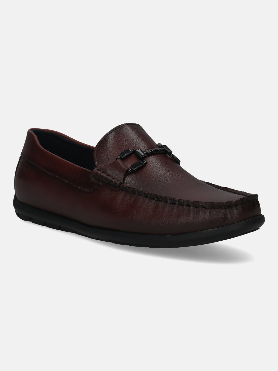 BAGATT Xline Bordo Premium Leather Casual Slip-Ons