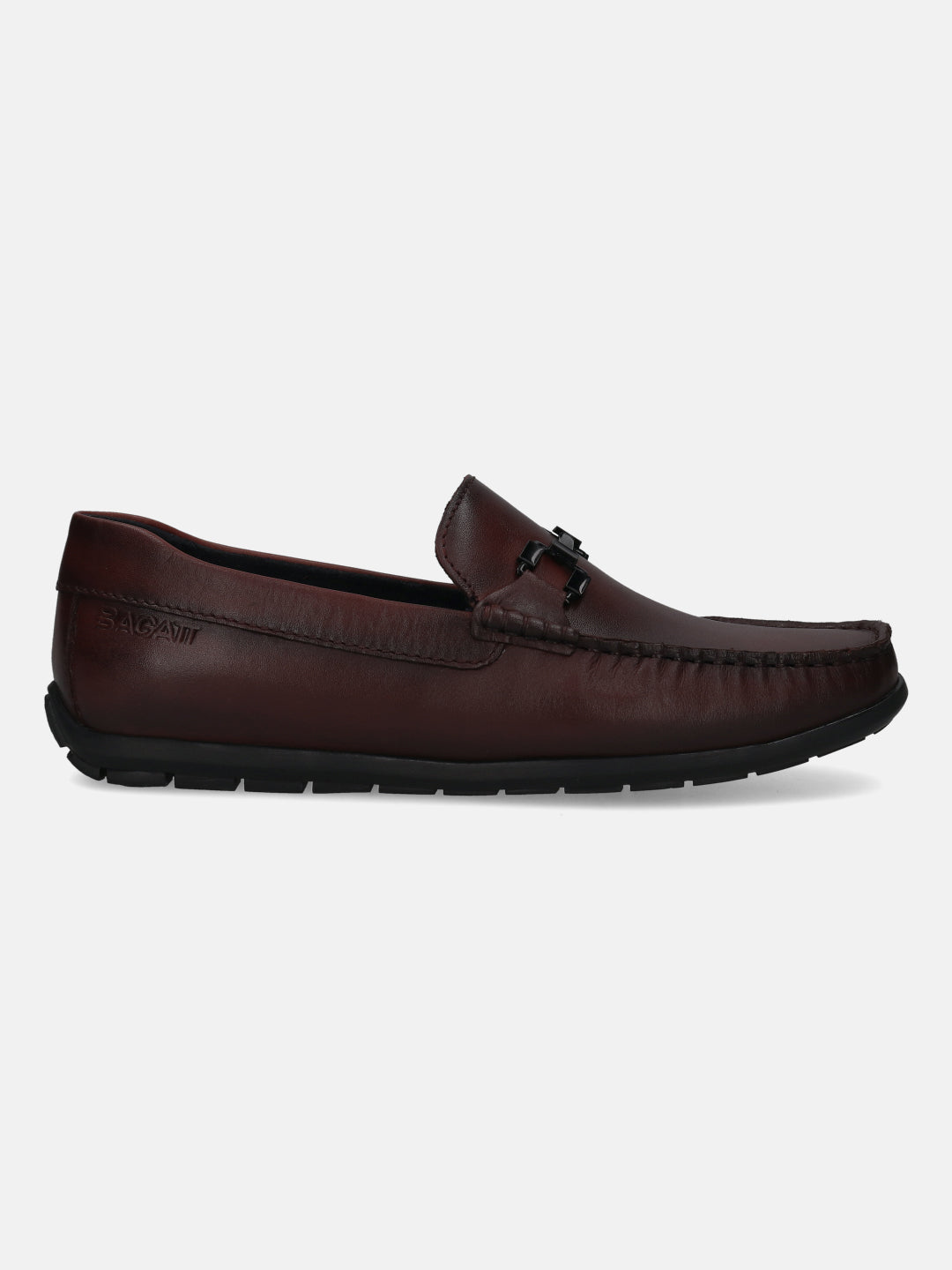 BAGATT Xline Bordo Premium Leather Casual Slip-Ons