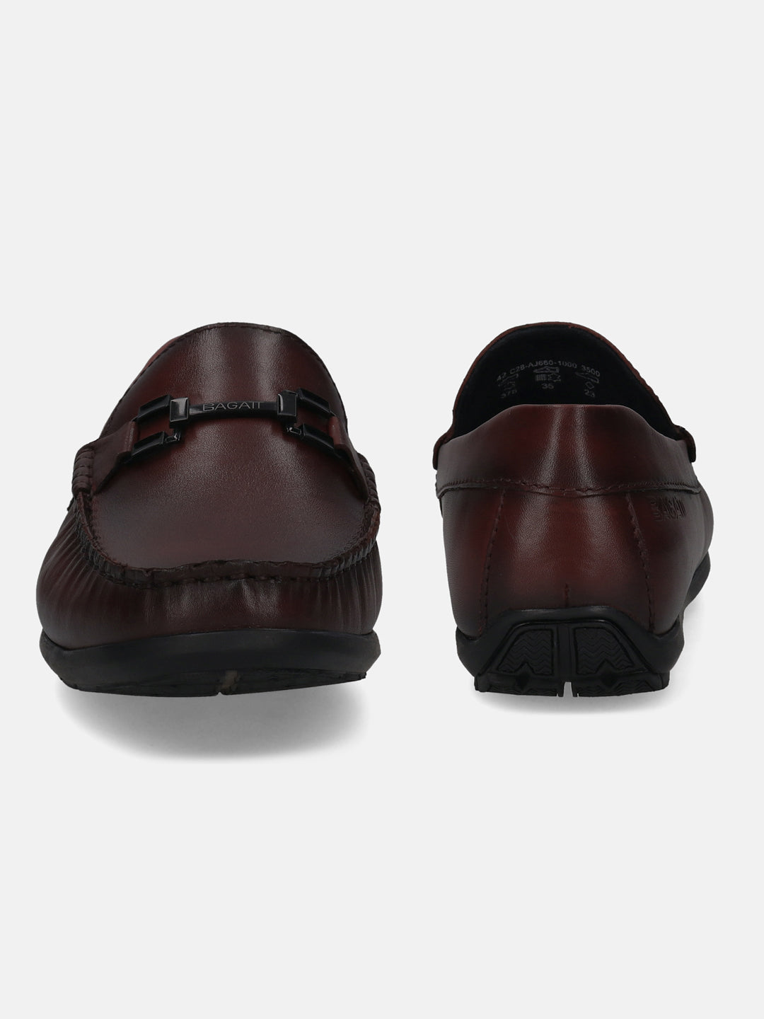 BAGATT Xline Bordo Premium Leather Casual Slip-Ons