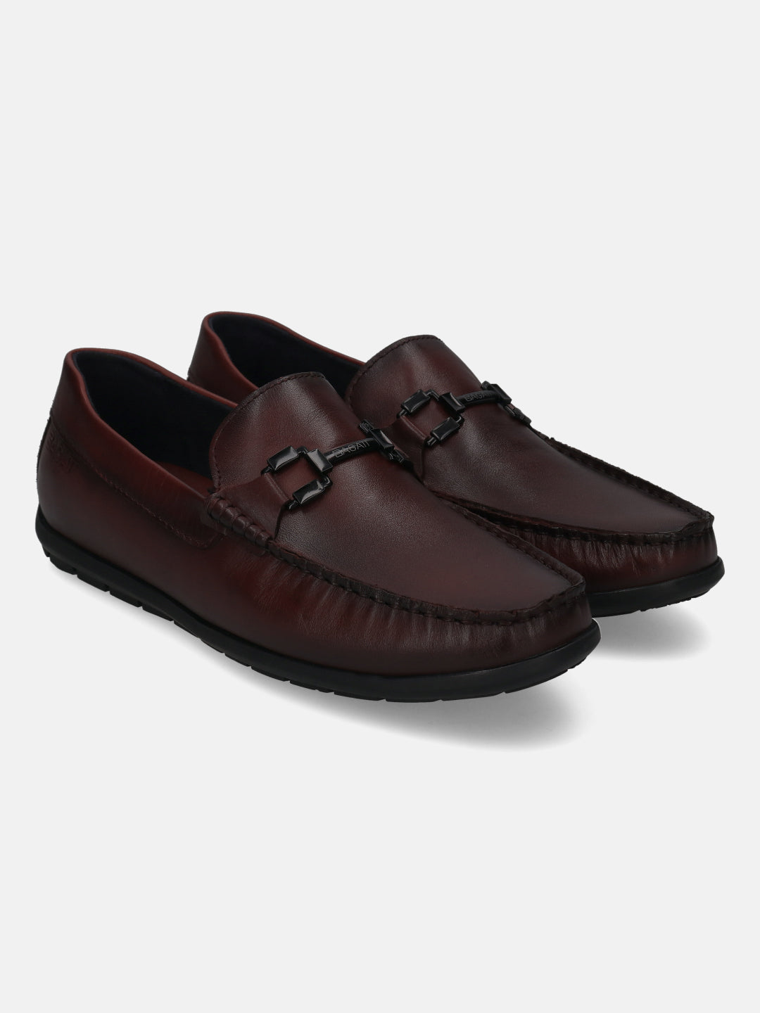 BAGATT Xline Bordo Premium Leather Casual Slip-Ons