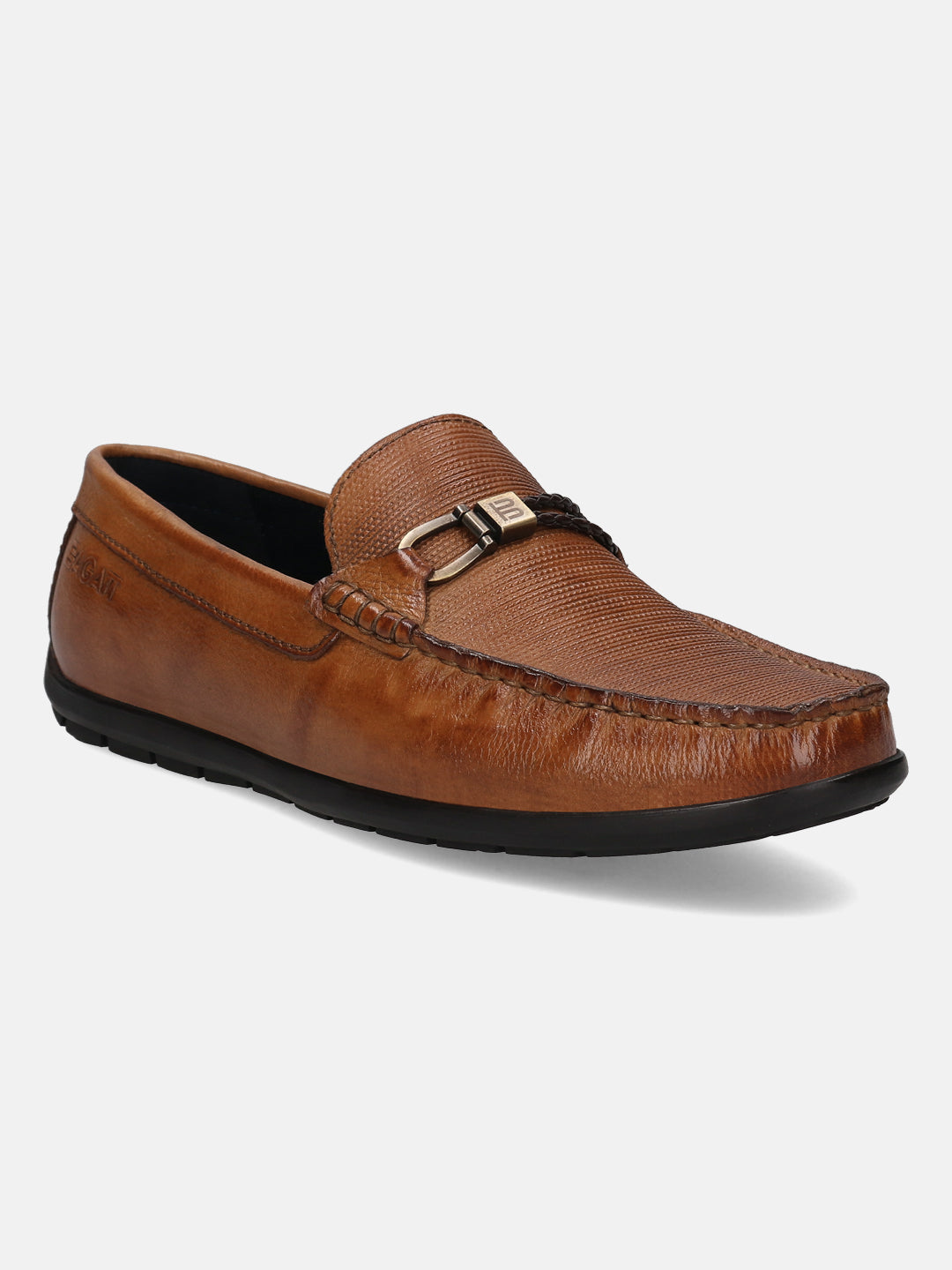 BAGATT Premium Leather Men's Cognac Drivers