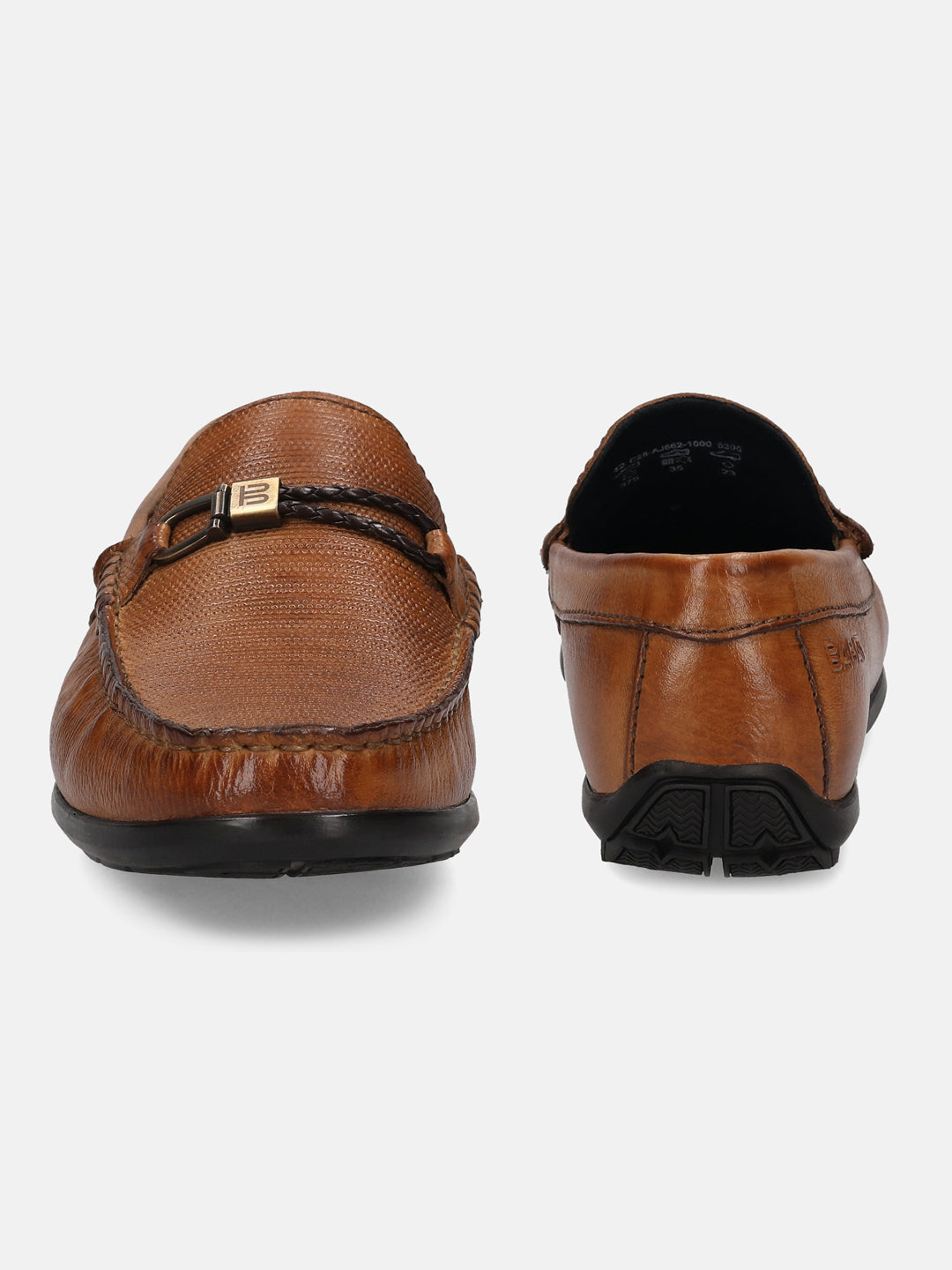 BAGATT Xline Cognac Premium Leather Casual Slip-Ons