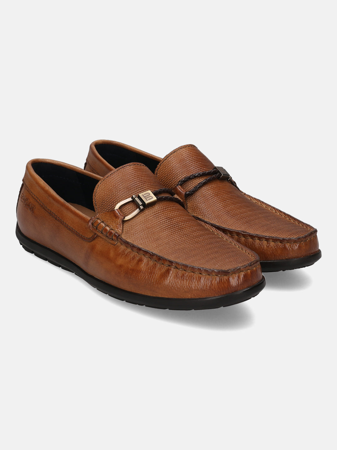 BAGATT Premium Leather Men's Cognac Drivers