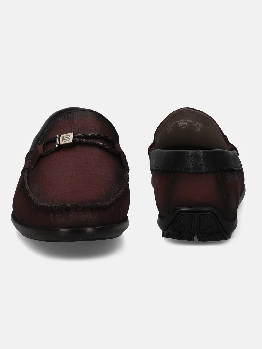 BAGATT Premium Leather Men's Bordo Drivers