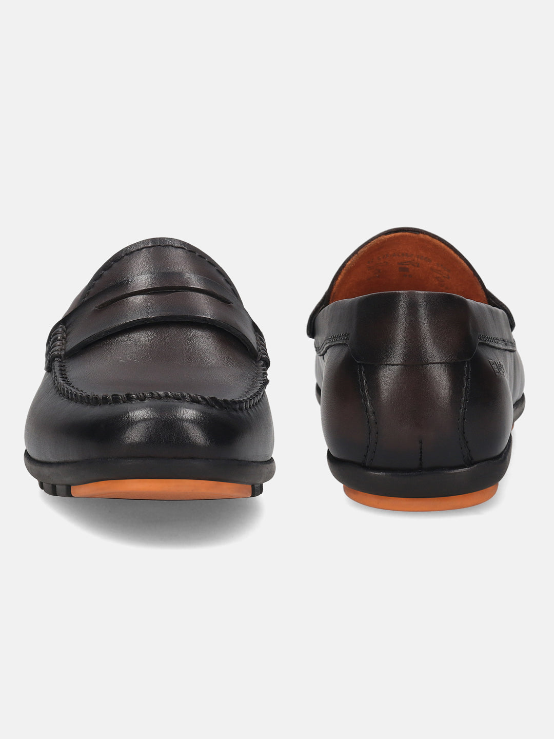 BAGATT  Corrado Dark Brown Premium Leather Casual Slip-Ons