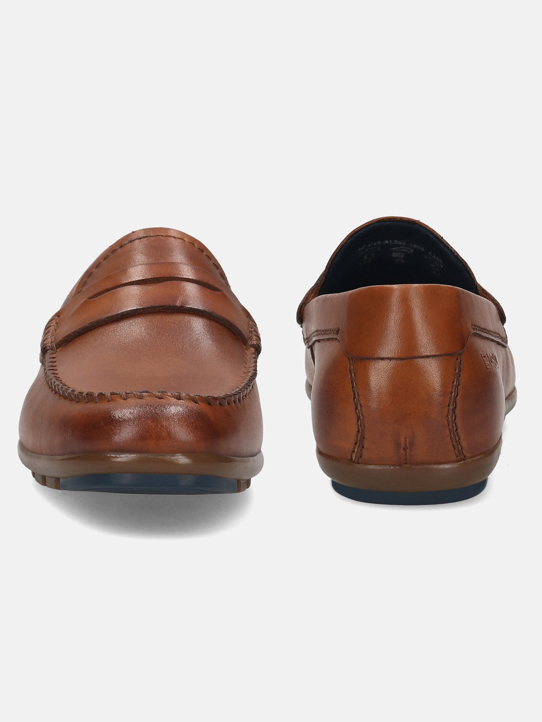 BAGATT Corrado Cognac Premium Leather Casual Slip-Ons
