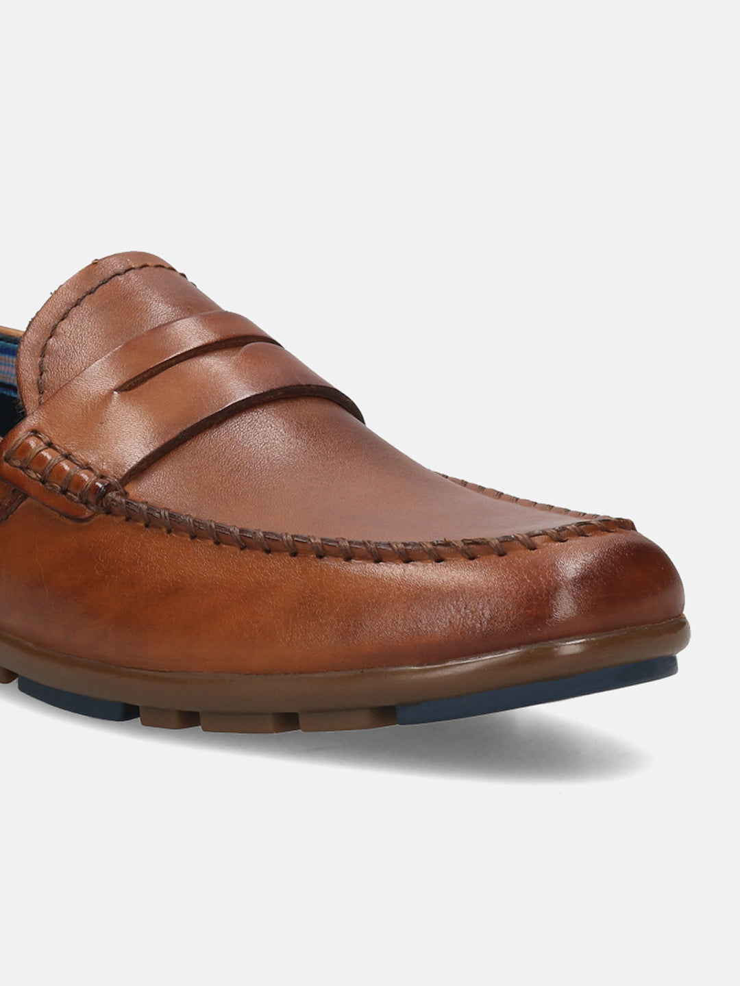 BAGATT Corrado Cognac Premium Leather Casual Slip-Ons