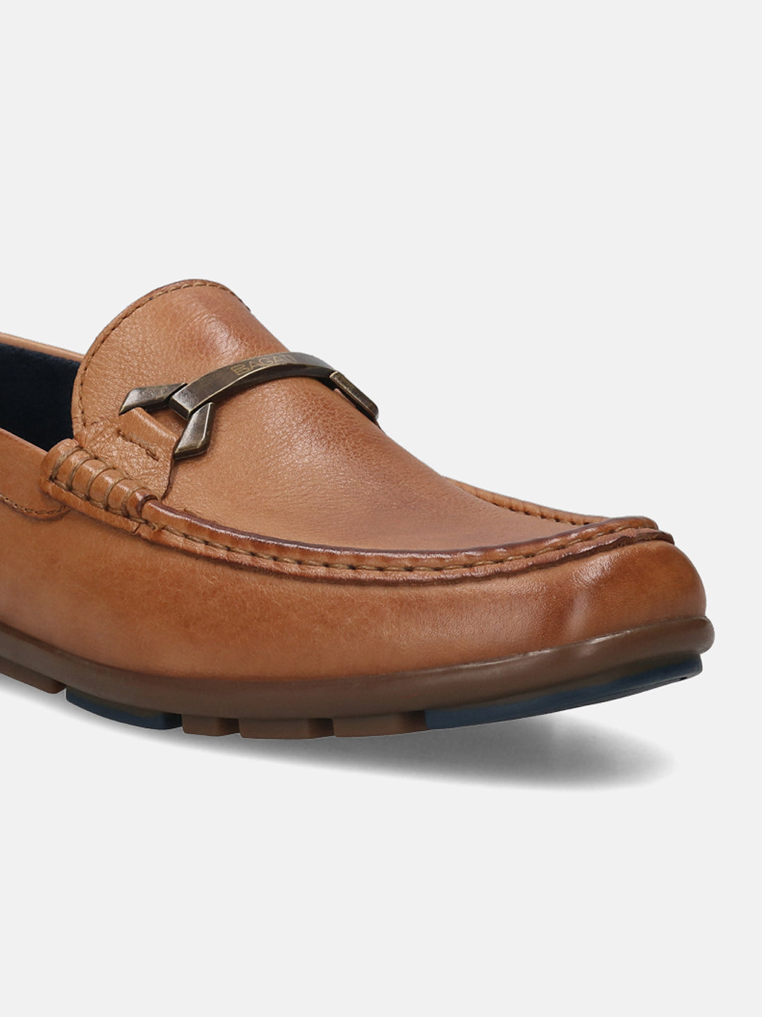 BAGATT Corrado Cognac Premium Leather Casual Slip-Ons