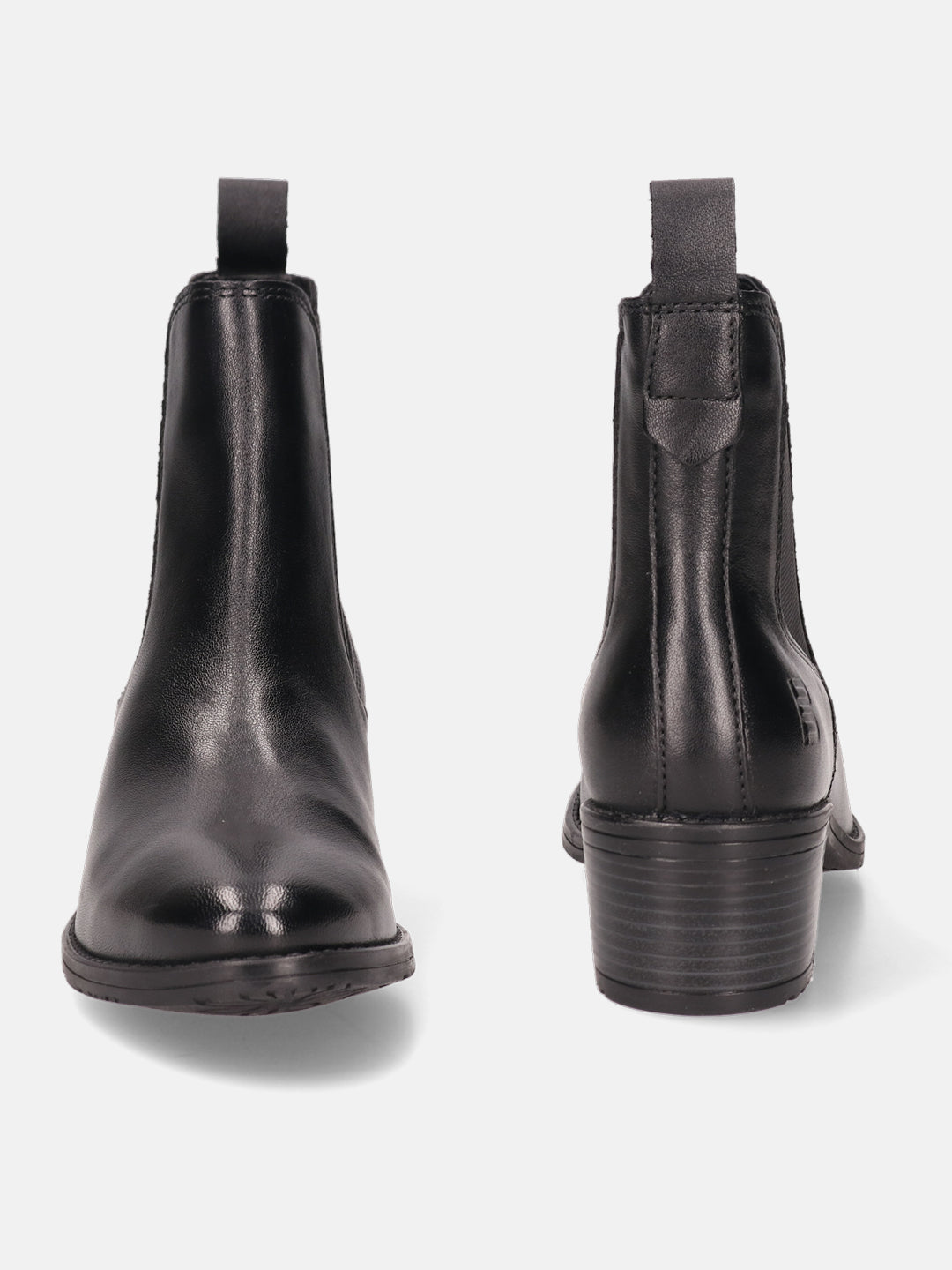 BAGATT Ruby Black Premium Leather Chelsea Boots
